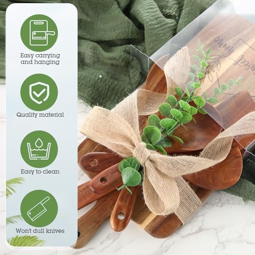 Patelai 10 Pcs Housewarming Gifts New Home, First Home Apartment for New Homeowners Couple Women Men, Apartment Closing Gift for Clients, Wooden Cutting Boards Set - Image 3