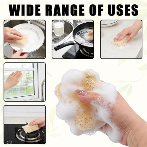 10Pcs Kitchen Sponges - Natural, Reusable and Eco-Friendly - Image 6