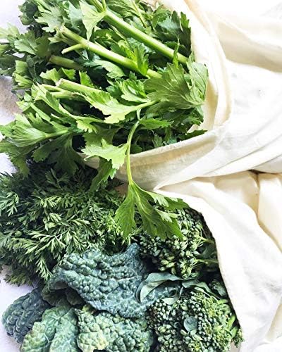 Reusable Bulk Bin Bags for Bulk Foods - Reusable Cloth Kitchen Bags for Dry Goods - 100% Organic Cotton Muslin Sacks for Produce, Home Storage and Toys (3 Large, 3 X-Large) - Image 6