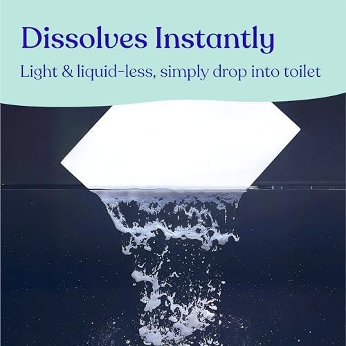 Lazy Coconuts Toilet Bowl Cleaner Strips, 60 Cleans, Plastic-Free, Lemon - Image 5