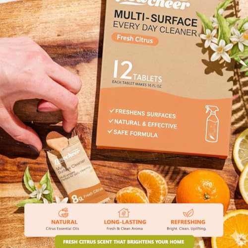 flowcheer All Purpose Multi Surface Cleaner Refills for Household (Citrus) - Image 4