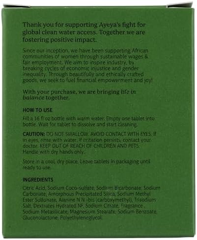 AYÉYA Reset Bathroom Cleaner Tablets – Plant-Based Cleaning Solution with Eucalyptus and Peppermint – Eco-Friendly, Non-Toxic, Refillable Bathroom Spray – Fights Grime, Soap Scum, and Dirt – 2 Count - Image 2