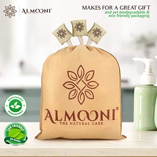 ALMOONI Natural Loofah Body Scrubber, Egyptian Loofah Sponge, 3 Count - Image 6