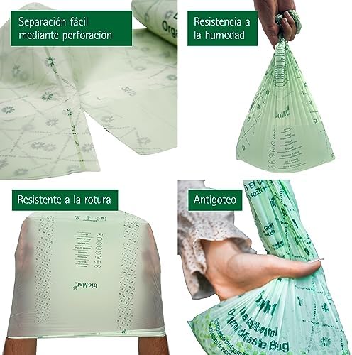 bioMat 2.6 Gallon Compostable Food Scrap Bags, 50 Count - Image 3