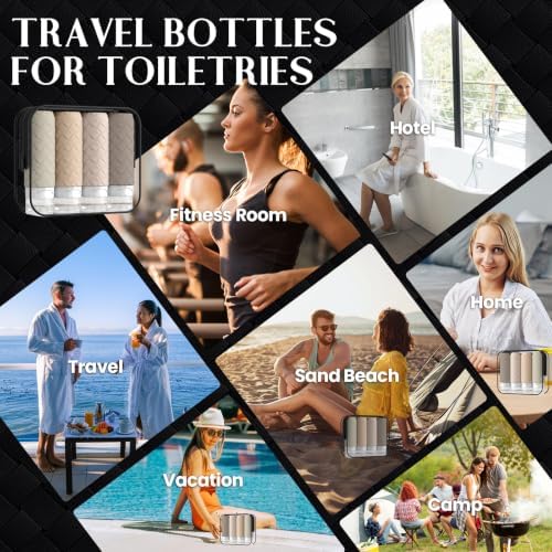 Silevoler Travel Bottles for Toiletries, TSA-Approved Travel Size Container - Image 7