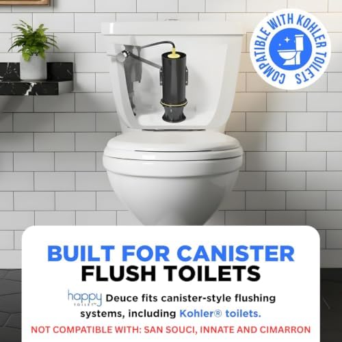 Happy Toilet Cleaner Automatic Toilet Bowl Cleaner Toilet Tablet Holder 2PK - Image 2