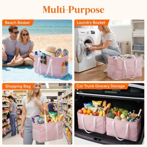 Lifewit Large Tote bag, Reusable Shopping Grocery Bags - Image 5