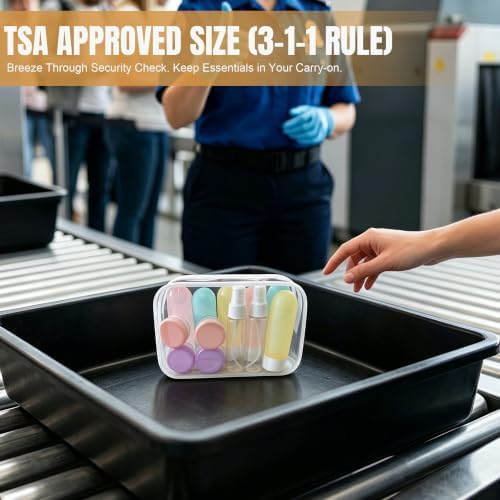 DEWSENSI 20 Pack Travel Bottles Set for Toiletries - Image 7