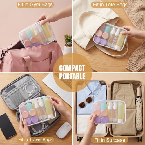 DEWSENSI 20 Pack Travel Bottles Set for Toiletries - Image 6