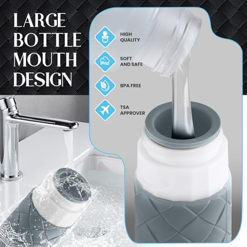Silevoler Travel Bottles for Toiletries, TSA-Approved Travel Size Container - Image 6