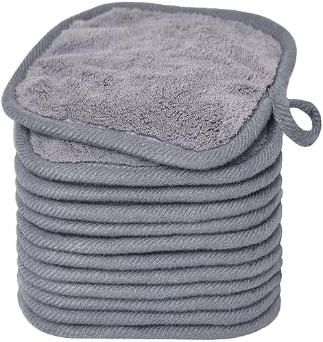 Makeup Remover Cloths Face Pads Reusable Microfiber Facial Cleansing Cloths by BloomSesame