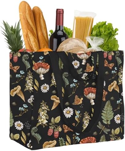 Miss Adola Cute Extra Large Canvas Grocery Tote Bag by MissAdola