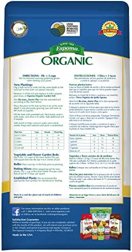 Espoma Organic Bio-Tone Starter Plus 4-3-3 Natural & Organic Starter Plant Food with Both Endo & Ecto Mycorrhizae; 4 lb. Bag; The Ultimate Starter Fertilizer - Pack of 1 - Image 2