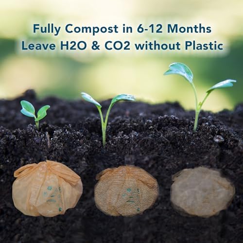 1.6 Gallon Compostable Handle Tie Garbage Bags, Small Trash Bags for Countertop Bin, Extra Thick 0.78 Mils, Certified US BPI ASTM D6400, 6 Liter, 50 Count - Image 3