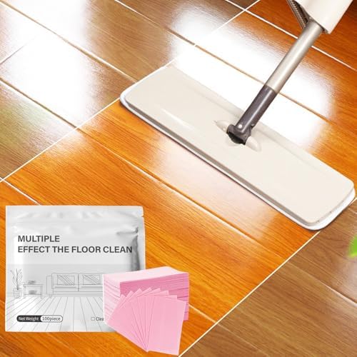 Floor Cleaning Tablets, Multi-Surface Cleaner for Ceramic Tiles, Wood, and Marble Floors, with Fragrance Retention, 100 Count (100pcs, Pink) - Image 2