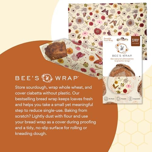 Bee's Wrap Beeswax Bread Wrap - Meadow Magic - Image 7