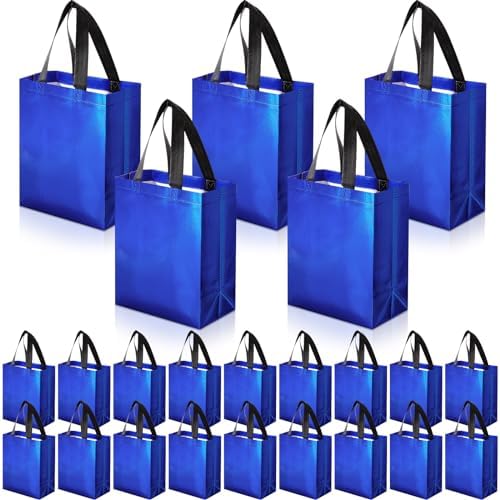Eccliy 80 Pcs Reusable Gift Bags, Medium, Blue by Eccliy