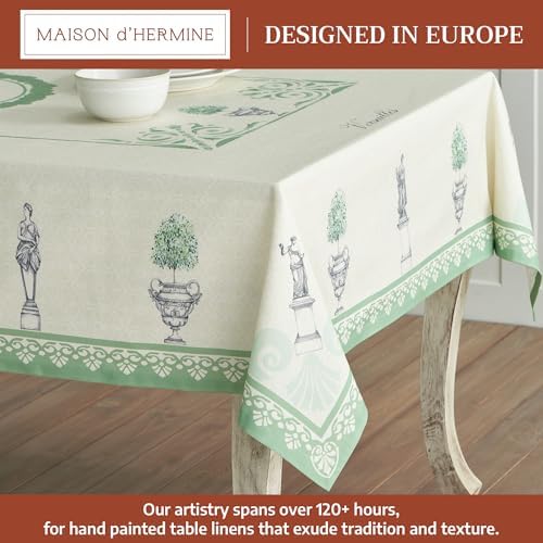 Maison d' Hermine Table Cloth Rectangle Table Reusable 100% Cotton 54"x72" - Image 2