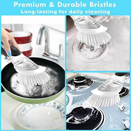 4 Pack Dish Brush Refills for OXO Dish Brush, Dish Brush Replacement Head - Image 4