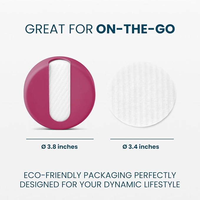 LastRound Reusable Makeup Remover Pads - 7 Washable Eco-Friendly Reusable Cotton Rounds for Face - Sustainable & Soft Cotton Face Pads for Facial Cleansing & Eye Makeup Removal - Travel Storage Case