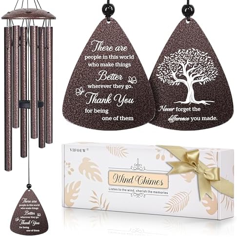 Thank You Gifts for Women Men, 32" Wind Chimes, Teacher Appreciation Gifts by Unknown