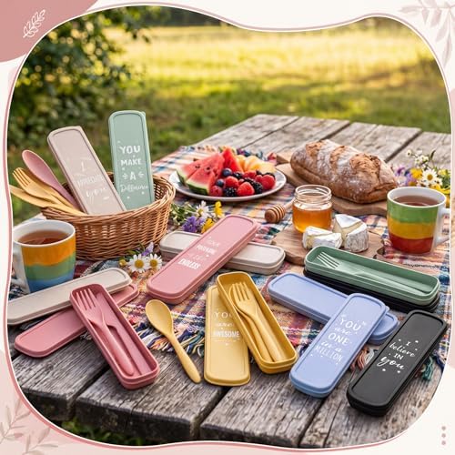 Hushee 48 Pack 36 Pack Employee Appreciation Utensil with Case, Classic - Image 3