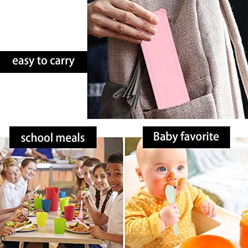 8 Sets Portable Cutlery Set,Reusable Travel Utensils with Case - Image 5