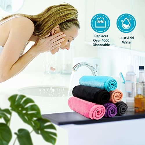 Orighty Makeup Remover Cloths 6 Packs, 12 x 6 Inch 6 Colors - Image 5