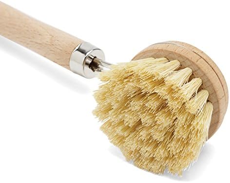 Fox Run 74906 Natural Dish Brush, Tampico Fiber Bristles Brown, 9" - Image 2