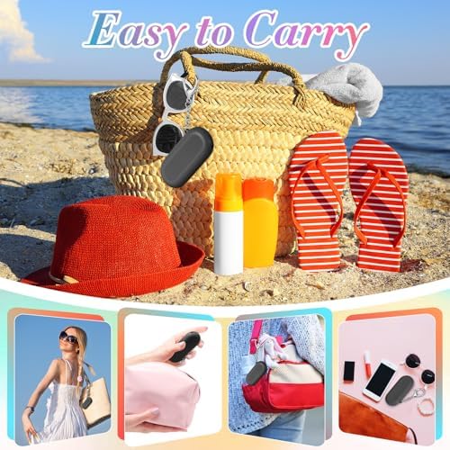 Meanplan 4 Sets Reusable Straws Travel Case Brush Silicone,Black - Image 4