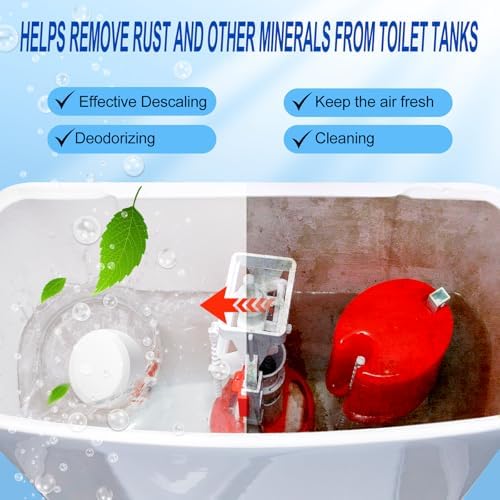Automatic Toilet Bowl Cleaner Tablets - 50 Pack, Bleach Free, Descale & Deodorize, Septic-Safe, Continuous Cleaning with Fresh Scent, Drop-In Tank Cleaner for All Toilets get a fresher bathroom-GOOD - Image 4