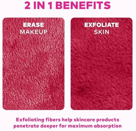 The Original MakeUp Eraser 7-Day Set, Erase All Makeup with Just Water, Including Waterproof Mascara, Eyeliner, Foundation, Lipstick, Sunscreen, and More! Sip Happens, 7ct. - Image 6