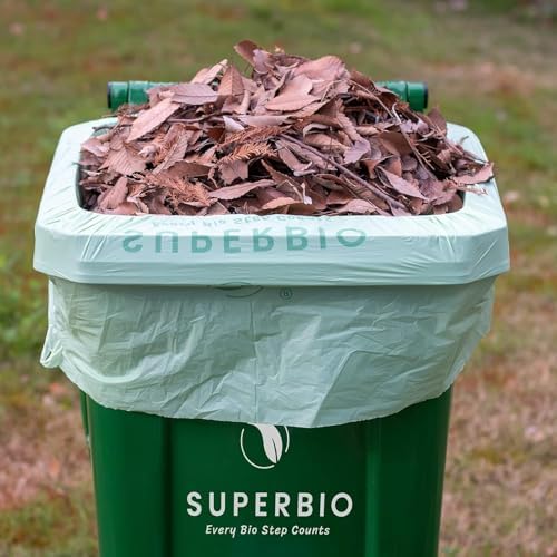 SUPERBIO 55 Gallon Compostable Yard Waste Bags - Image 4