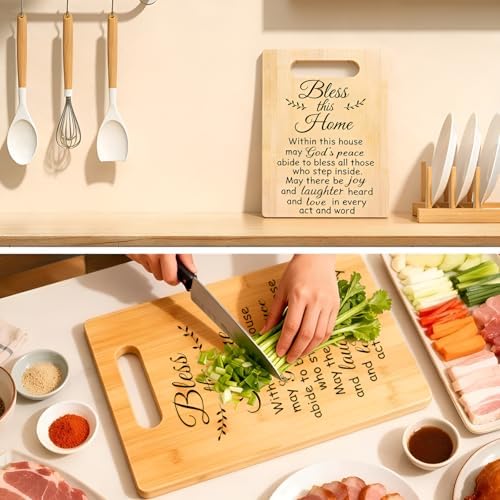 Housewarming Gifts New Home Gift Idea 2026, First Home Gift for Women Men Homeowner, Closing Gifts for Home Buyers, Wooden Cutting Boards Gift, New Apartment Essentials New Adventure New Memories - Image 5
