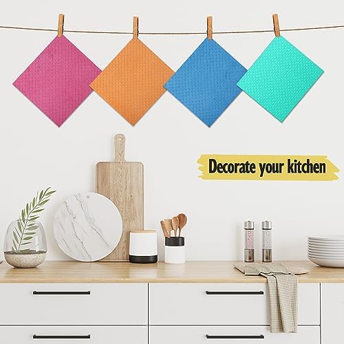 MoLKENE Swedish Dishcloths for Kitchen, 2 x 10-Pack, Assorted Colors - Image 3