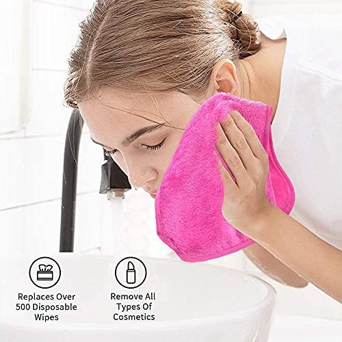 UWEME Makeup Remover Cloths 4 Pack: Reusable and Fast Dry Face Wash Cloth - Image 5