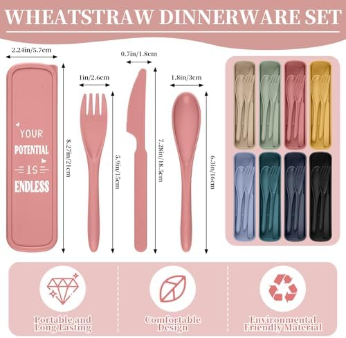 Hushee 36 Pack 36 Pack Employee Appreciation Utensil with Case, Classic - Image 2