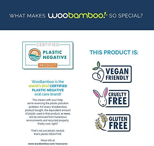 Woobamboo! Bamboo Toothbrush - Adult - Super Soft, BPA Free Nylon Bristles, Eco-Friendly, Plastic Negative, Biodegradable, Compostable, Vegan (Pack of 4) - Image 4