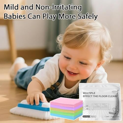 Multi-surface Floor Cleaning Tablets, 200PCS Floor Cleaning Tablets Multi- Surface Cleaner, Free Shine Floor Cleaner Tablet, Multiple Effect the Floors Clean, Concentrated Cleaner for Hardwood, Tile - Image 4