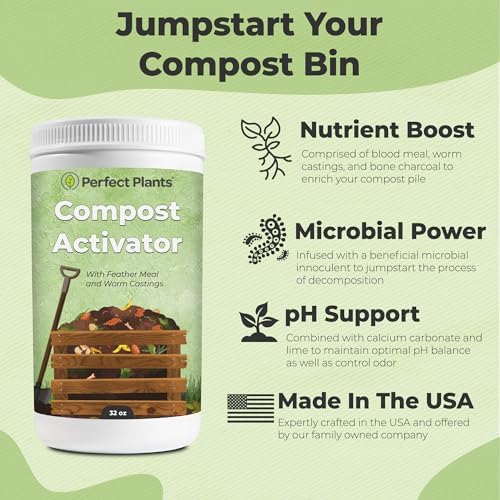 Perfect Plants Compost Activator, 32 oz, Organic Starter Accelerator Powder - Image 2