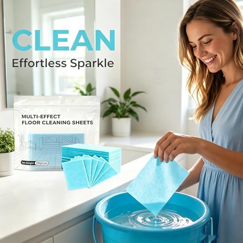 100 Piece Multi-Surface Floor Cleaning Tablets, Multi Effect Floor Cleaner Sheets, Floor Cleaning Tablets Sheets for Mopping for Hardwood, Laminate Floors, Wall Tiles, Glass - Image 4