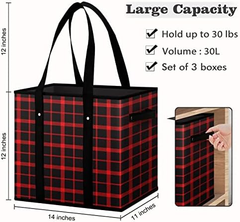 Reusable Grocery Bags 4 Pack, Foldable & Water Resistant Shopping Bags - Image 5