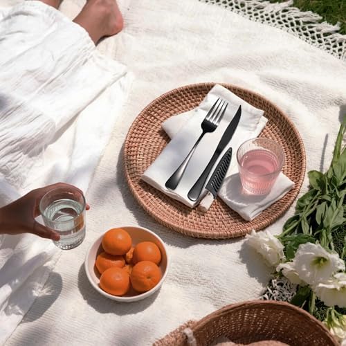 Camping Cutlery Set: Premium Portable Silverware Set with Case for Lunch Box, Travel, and Work Durable, Eco-Friendly, and Compact Utensils Including Fork, Spoon, and Knife for Adults on the Go - Image 6