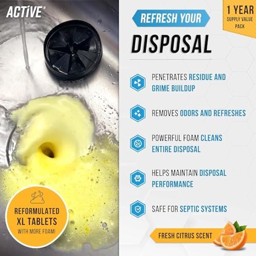 ACTIVE Washer Dishwasher Disposal & Coffee Cleaner Tablets - 96 Tabs Includes Washing Machine Cleaner, Dishwasher, Disposer, Coffee Maker Descale Tabs - Deep Clean & Refresh Appliance - 1 Year Supply - Image 4