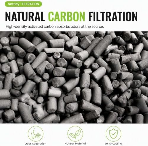 Replacement Activated Carbon Filter for CYF01 Electric Kitchen Composter | 600g Odor-Neutralizing Charcoal Refill | Lasts up to 3 Months | Compatible with Natridy 100oz Indoor Compost Bin - Image 3