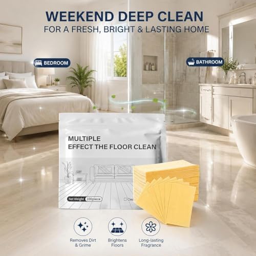 100 Pcs Multi-Purpose Floor Cleaning Tablets, Water Soluble Cleaning Tabs for Hardwood Floors, Laminate Floors and RV Walls (Blue) - Image 7