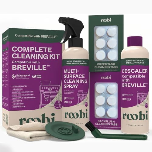 Roobi Espresso Complete Cleaning Kit Compatible with Breville by Roobi