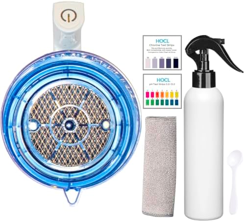 Eco One Portable Hypochlorous Acid (HOCL) Generator Machine, DIY Multi-Purpose Cleaner & Disinfectant, Includes Test Strips, Microfiber Cloth and Fine Mist Sprayer - Image 2