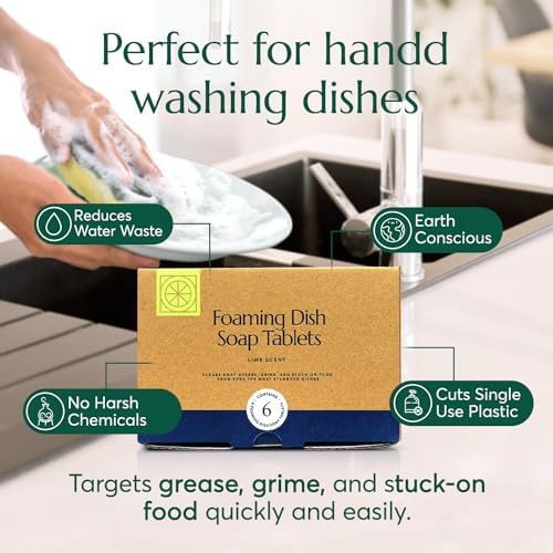 CLEANOMIC Foaming Dish Soap Tablets and Tablet Tin Bundle - Image 3
