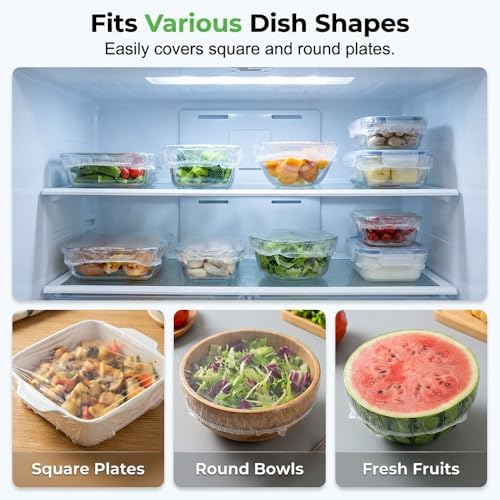 Disposable Stretch Food Covers for Bowls Reusable Fresh Keeping Bags (X100) - Image 5